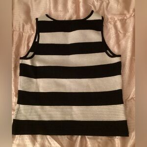 Black & White Stripe Top
